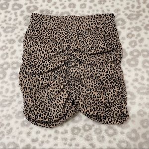 Zara cheetah skirt